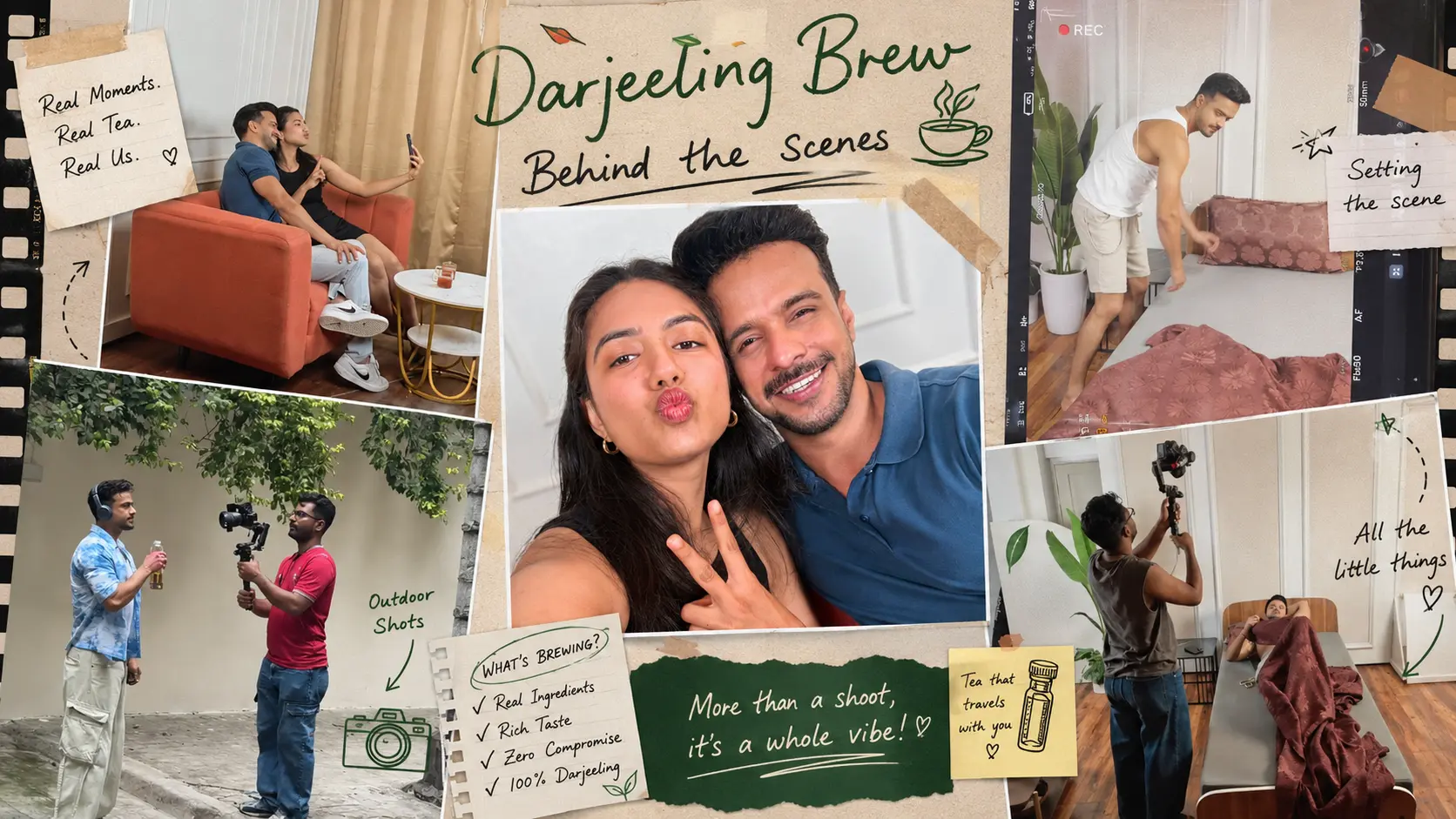 Behind the scenes of The Darjeeling Brew campaign