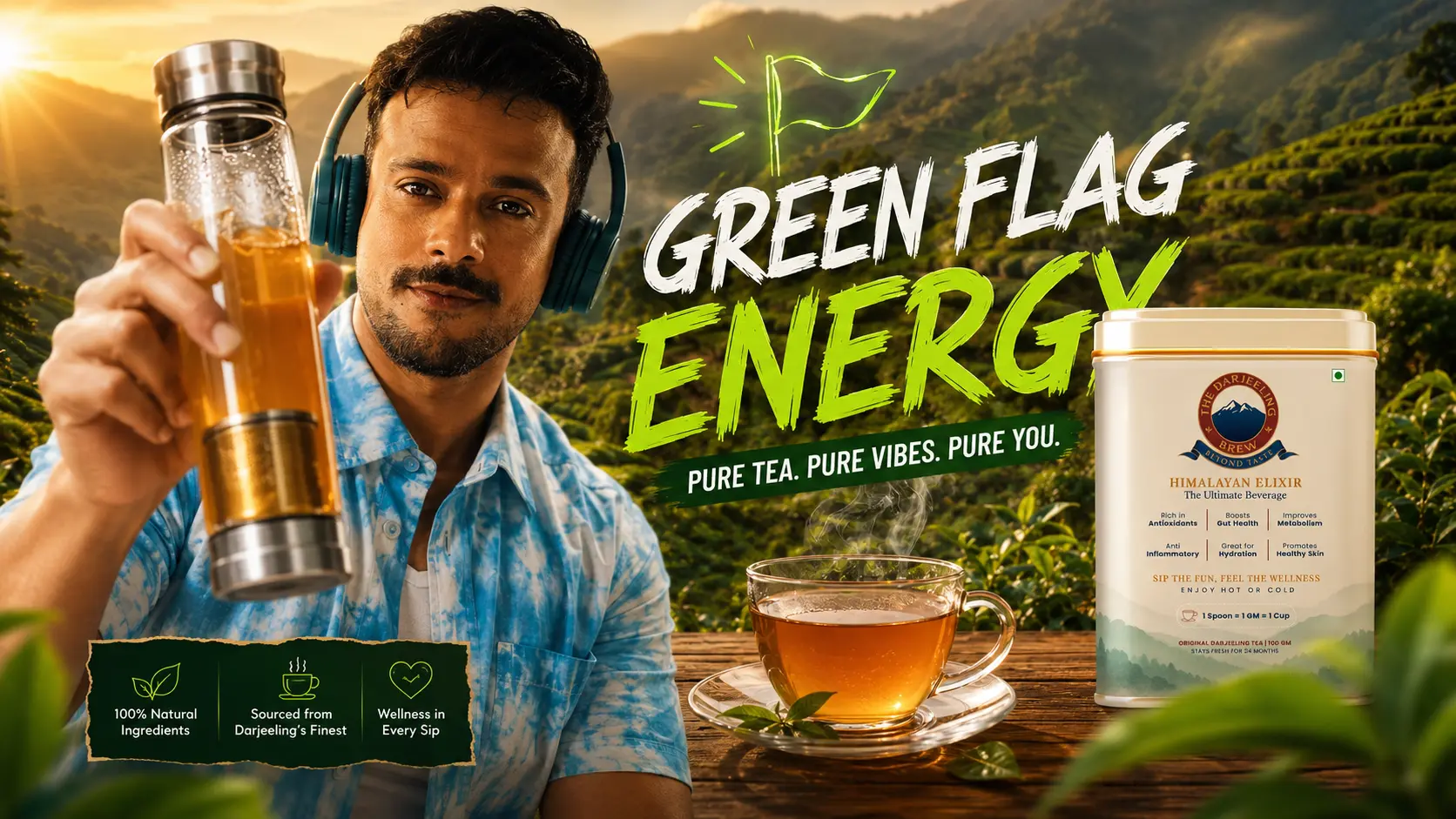Cinematic moments inspired by Darjeeling brew featuring mohit kumar kolkata influencer