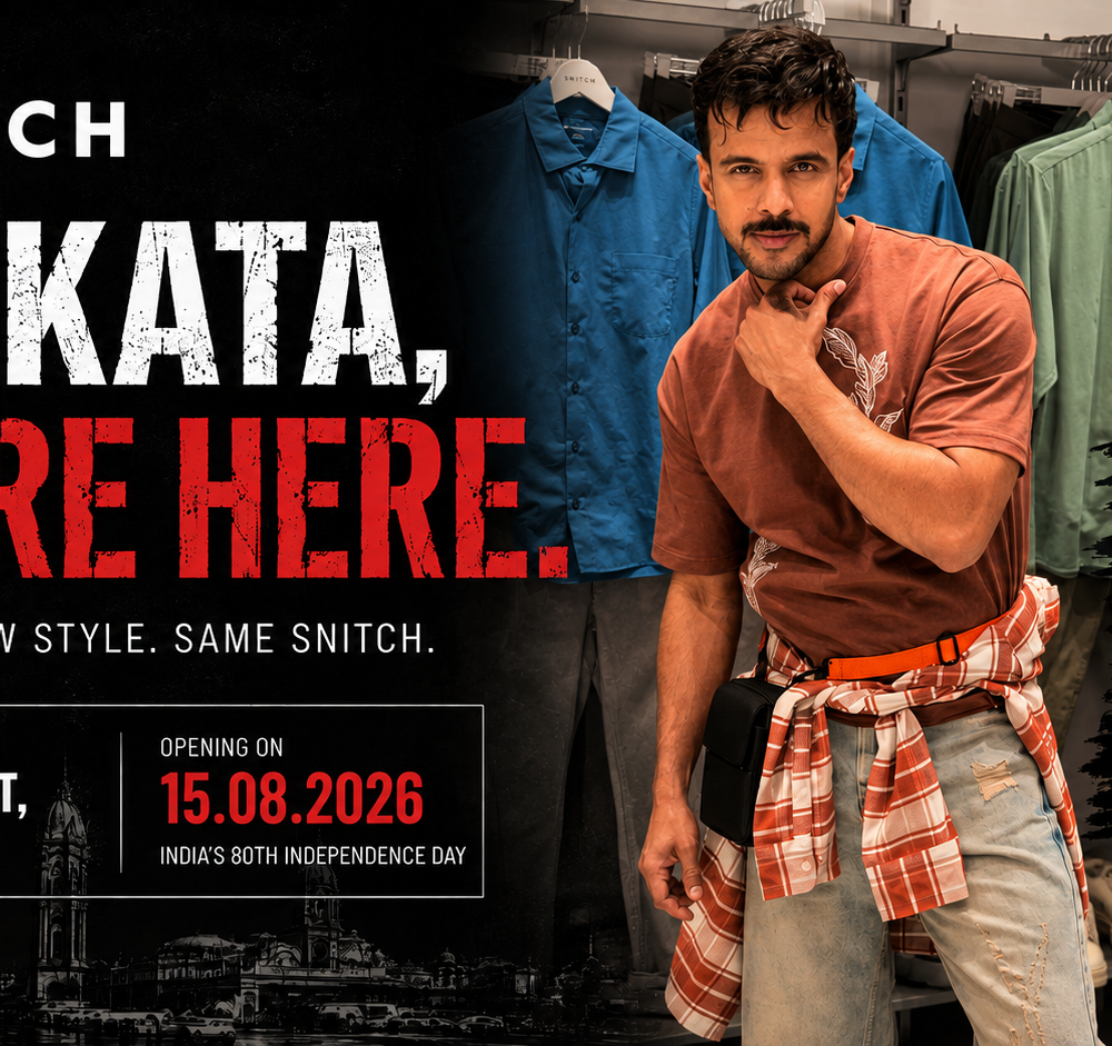 Mohit Kumar features in 3 outfits of Snitch at the newly opened Snitch store in Kolkata