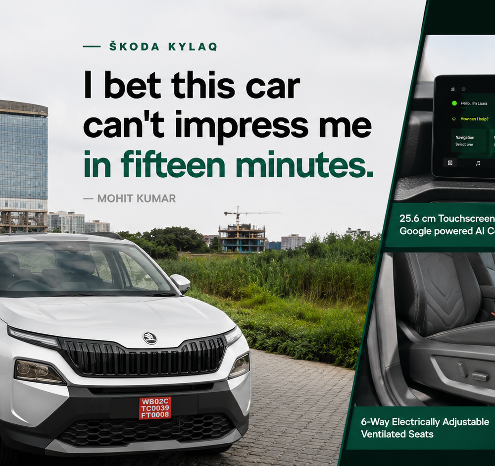 Introducing the Skoda Kylaq, Featuring Mohit Kumar - Kolkata Lifestyle Influencer
