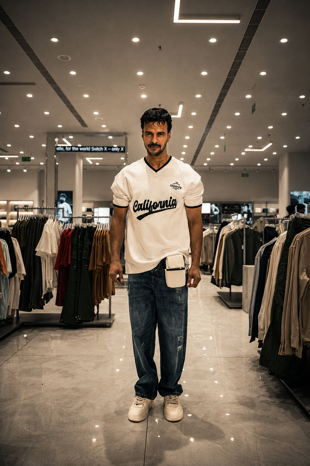 Mohit Kumar wearing a casual SNITCH outfit in Kolkata