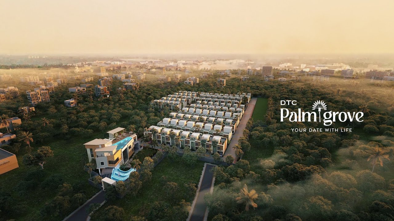 Clubhouse and swimming pool at DTC Palm Grove